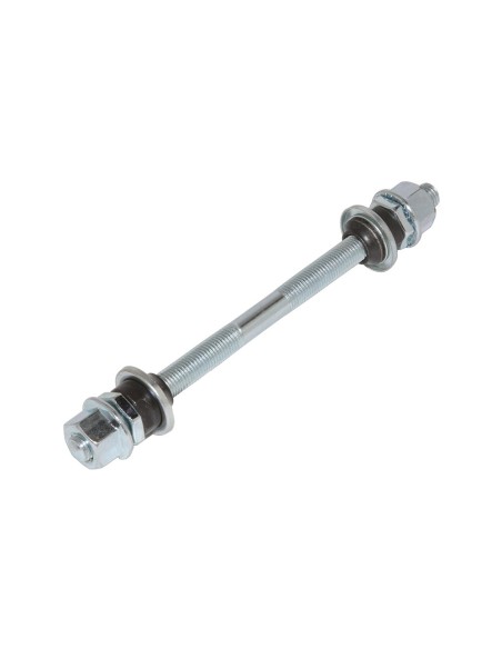 Front Hub Axle 5/16x140mm Chrome.